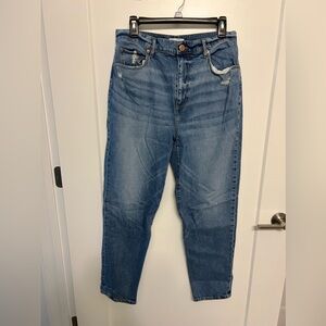 LOFT High-Rise Straight Leg Jeans